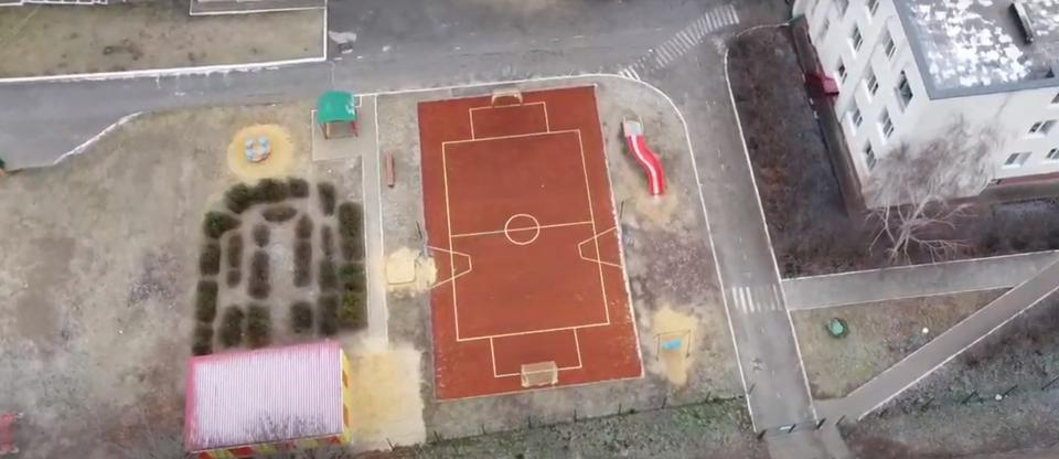 Спортивная площадка в Красной Яруге